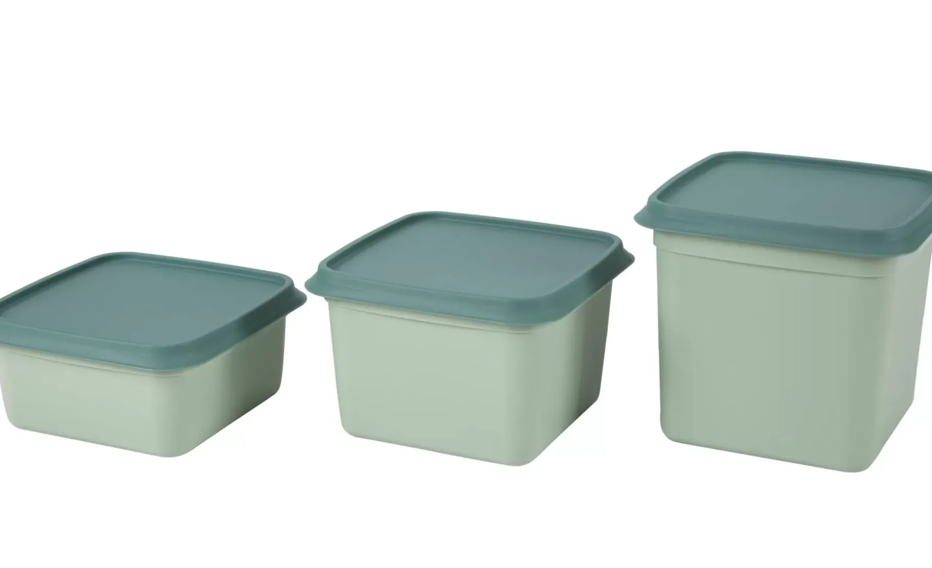 CASA Freezer Cajas Congeladoras Juego De 10 Menta, Verde Oscuro