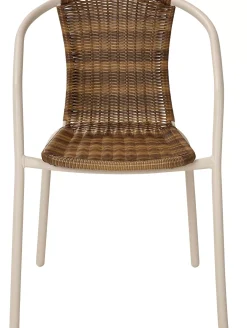 CASA Gerona Silla Apilable Arena + Natural