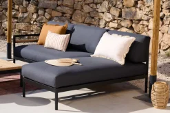 CASA Hanna Tumbona Lounge Negro