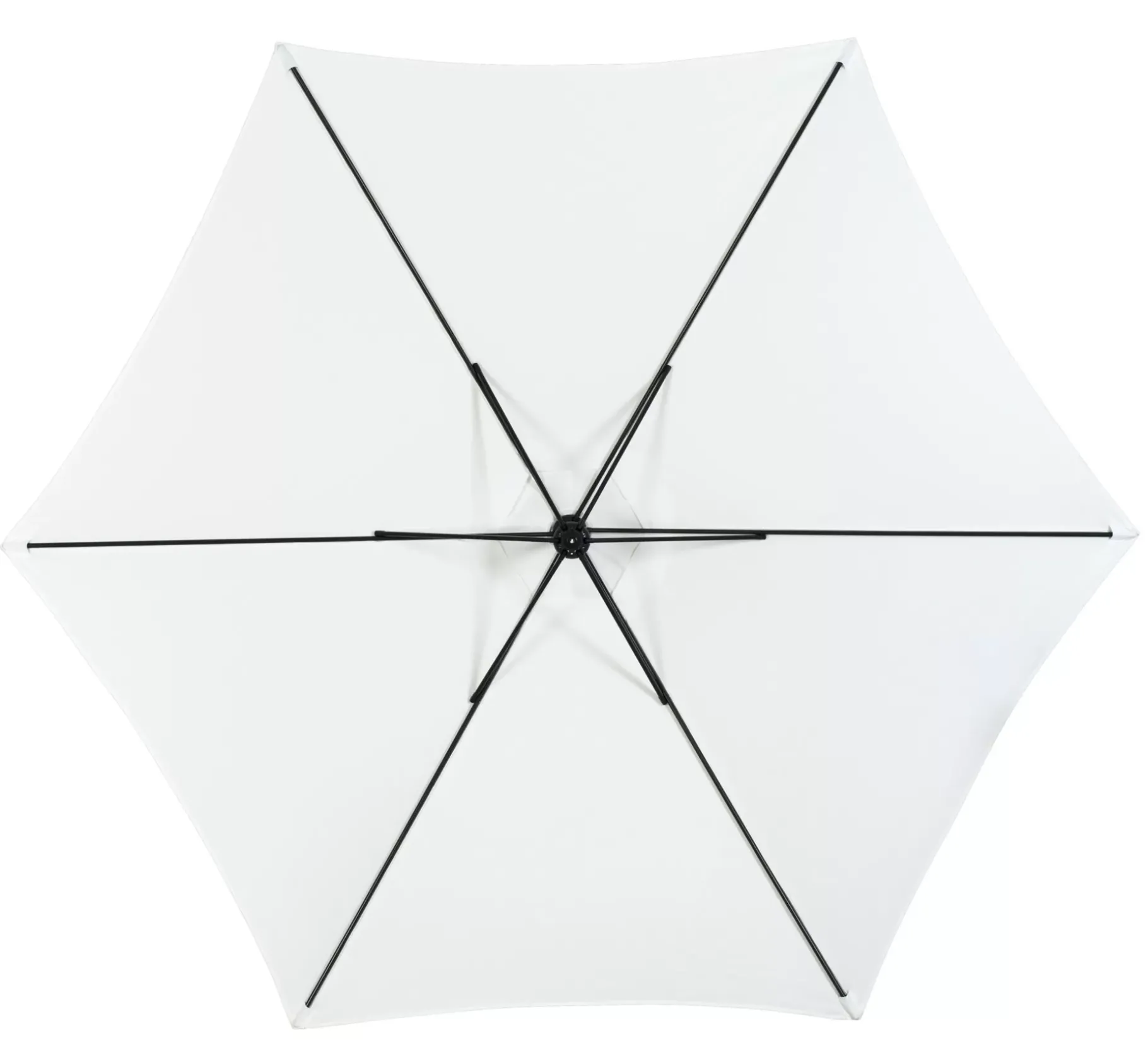 CASA Hawai Parasol Colgante Sin Pie Blanco