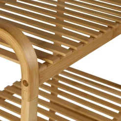 CASA Helge Estanteria Con Rueda Natural