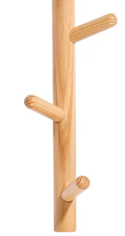 CASA Holda Perchero De Pared 3 Ganchos Natural