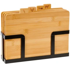 CASA Industria J/Tablas Para Cortar En Soporte Negro, Natural