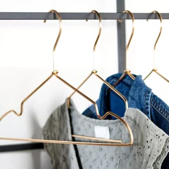 CASA Infinity Gold Perchas Juego De 4 Dorado