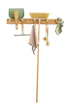 CASA Jasmin Cepillo Lavaplatos Natural, Gris Claro