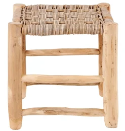 CASA Kanai Taburete 2 Tamanos Taburete Large Natural