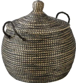 CASA Leo Cesta Lujo Negro, Natural
