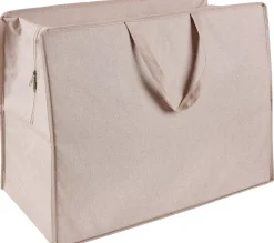 CASA Linolux Bolsa Almacenaje Xl Con Cremallera Beis