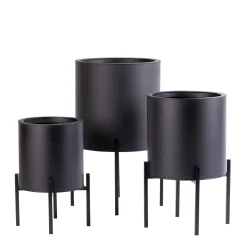 CASA Lounge Macetero Negro