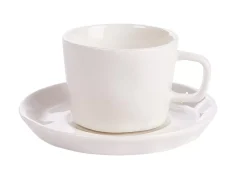 CASA Marea Tacita Taza Y Plato Blanco