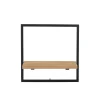 CASA Mix&Match Estanteria De Pared Negro, Natural