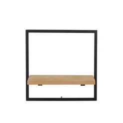 CASA Mix&Match Estanteria De Pared Negro, Natural