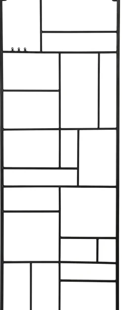 CASA Modular Estanteria De Pared Negro