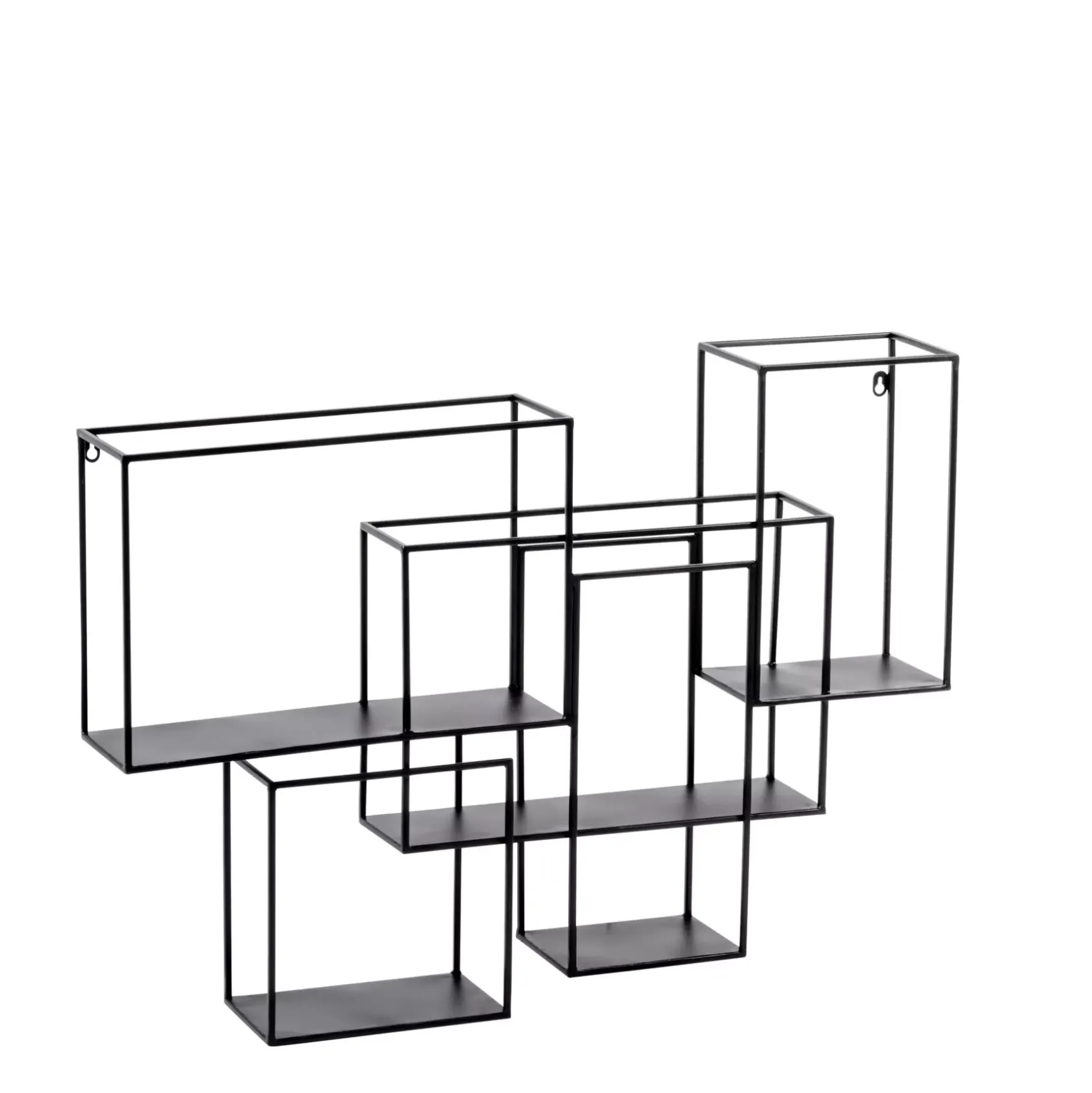 CASA Multo Estanteria Para Colgar Negro