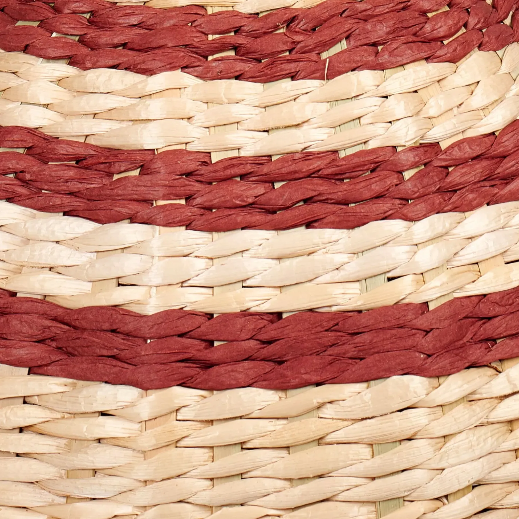 CASA Nepal Florero Marron, Natural, Rojo Oscuro