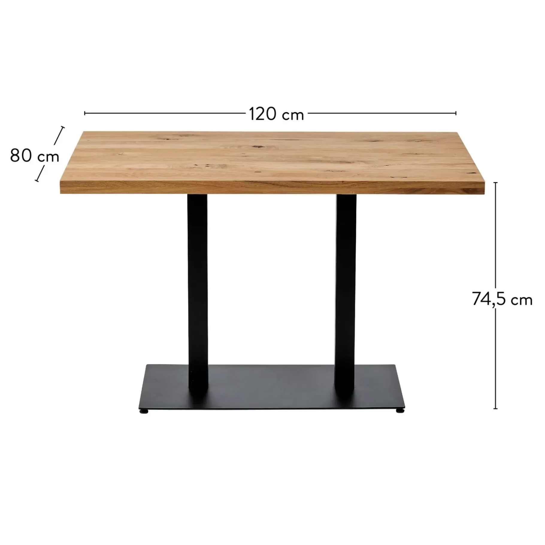 CASA Oak Mesa De Comedor Natural