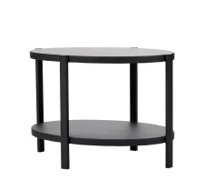 CASA Ovala Mesita De Salon Negro