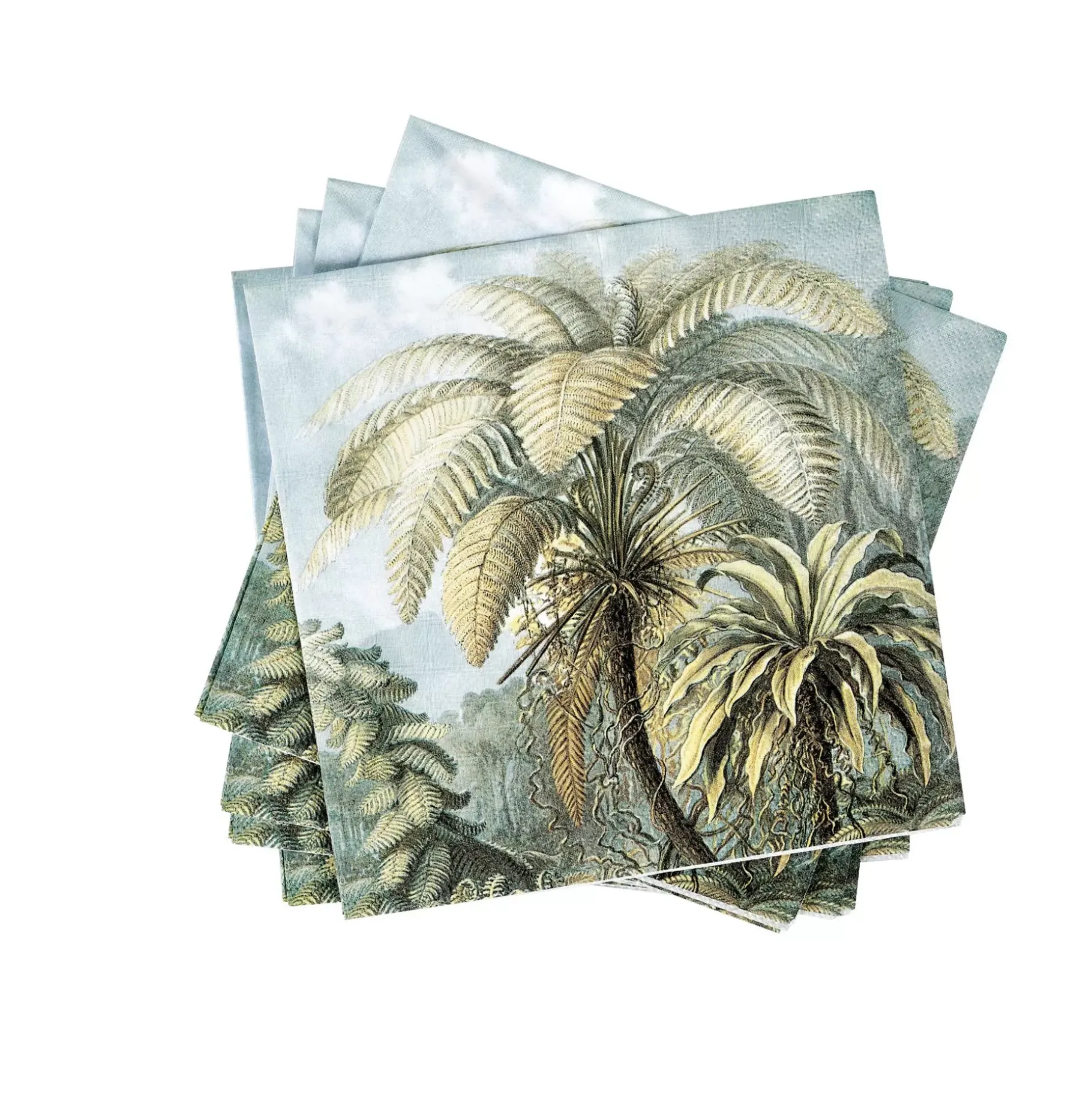 CASA Palmen Paquete De 20 Servilletas Verde