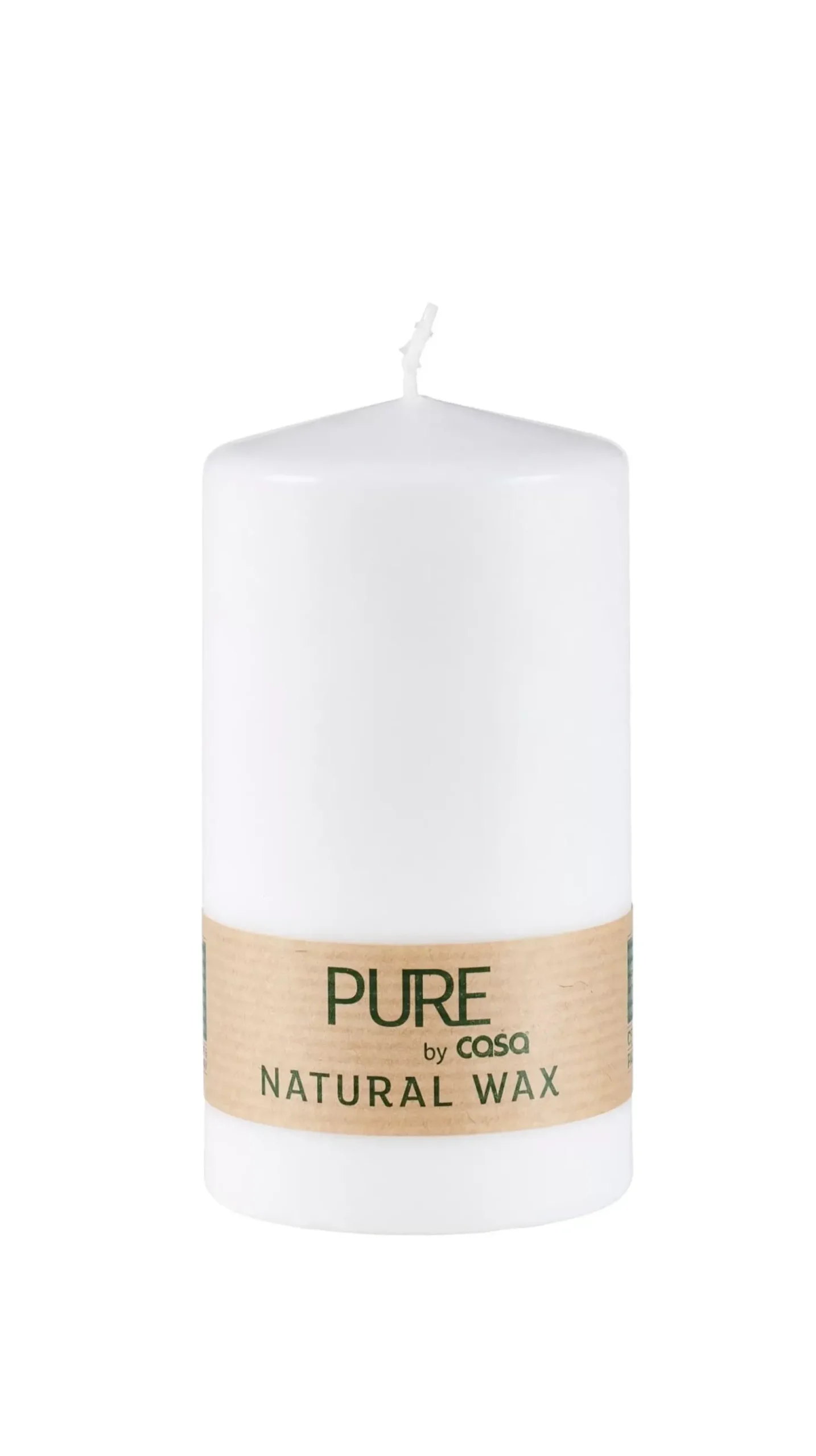 CASA Pure Vela Cilindrica Blanco