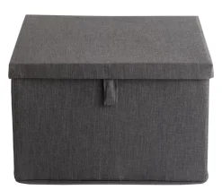 CASA Rango Caja De Almacenaje Gris Oscuro