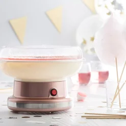 CASA Retro Fun Maquina De Algodon De Azucar Rosa