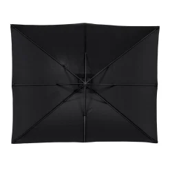 CASA Riva Parasol Colgante Sin Pie Negro