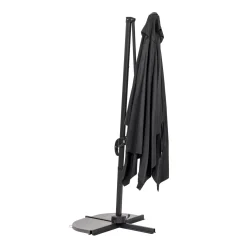 CASA Riva Parasol Colgante Sin Pie Negro