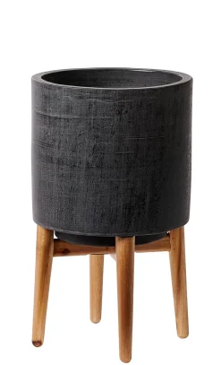 CASA Scuro Macetero Negro