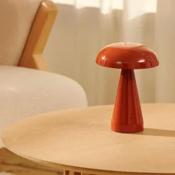 CASA Shroomlight Lampara De Mesa Naranja