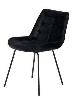 CASA Silka Silla De Comedor Negro