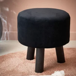 CASA Silki Puf Negro