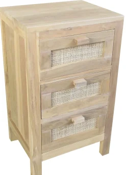 CASA Teck Cajonera 3 Cajones Natural