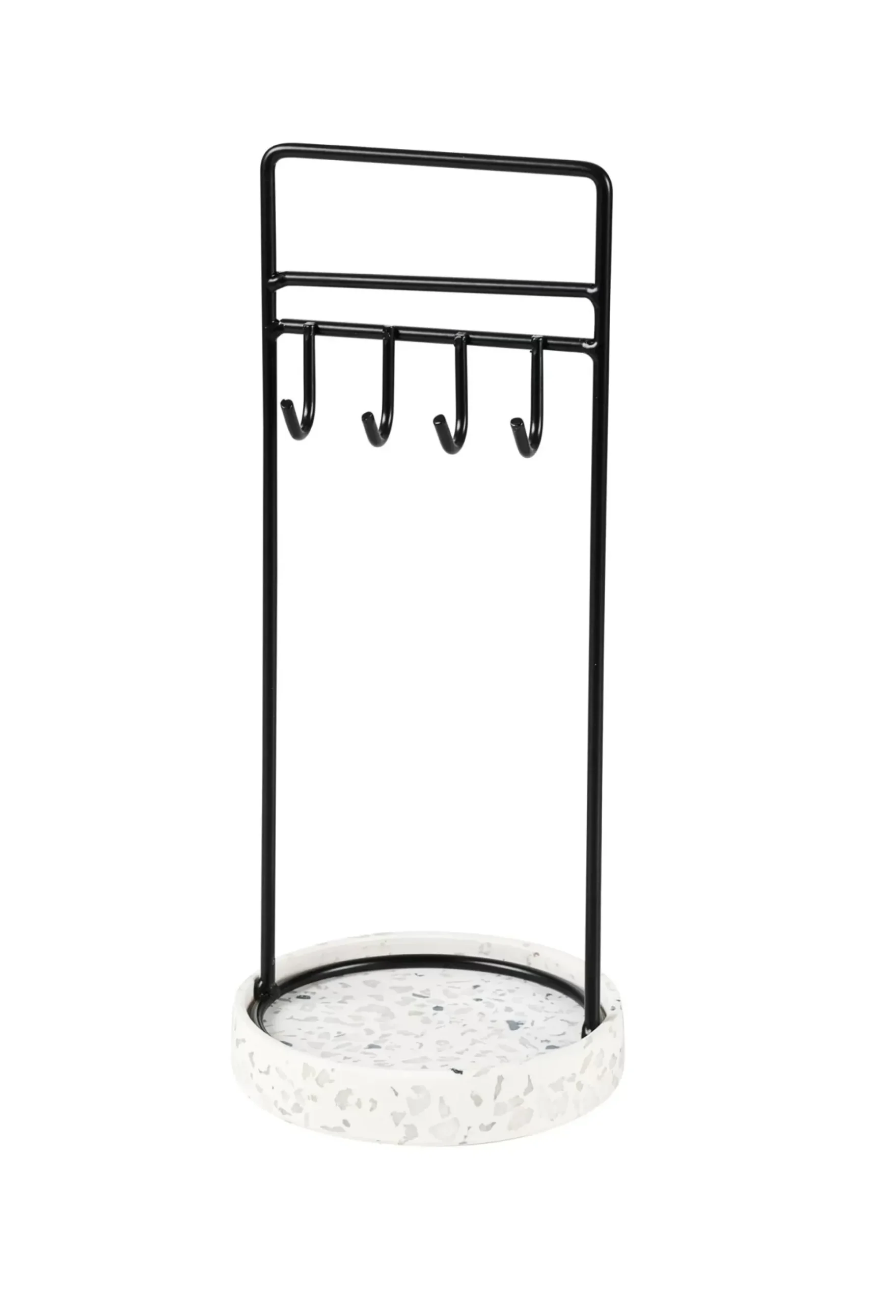 CASA Terrazzo Joyero Negro, Blanco, Gris