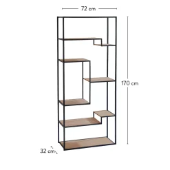 CASA Trapp Estanteria De Pared Marron