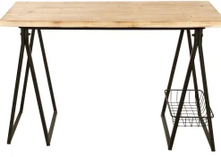 CASA Treto Escritorio Negro, Marron