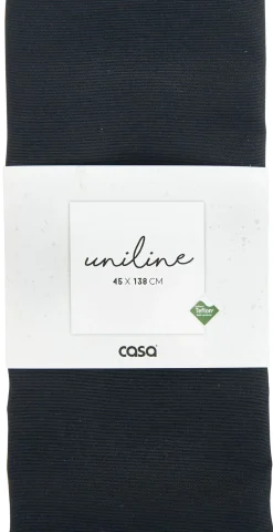 CASA Uniline Camino De Mesa Negro