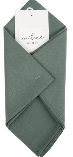 CASA Uniline Servilleta Verde Oscuro