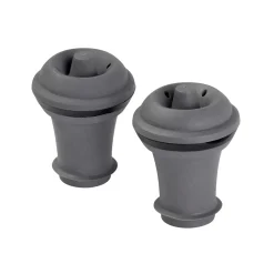 CASA Vacuvin Tapones De Vino Juego De 2 Gris