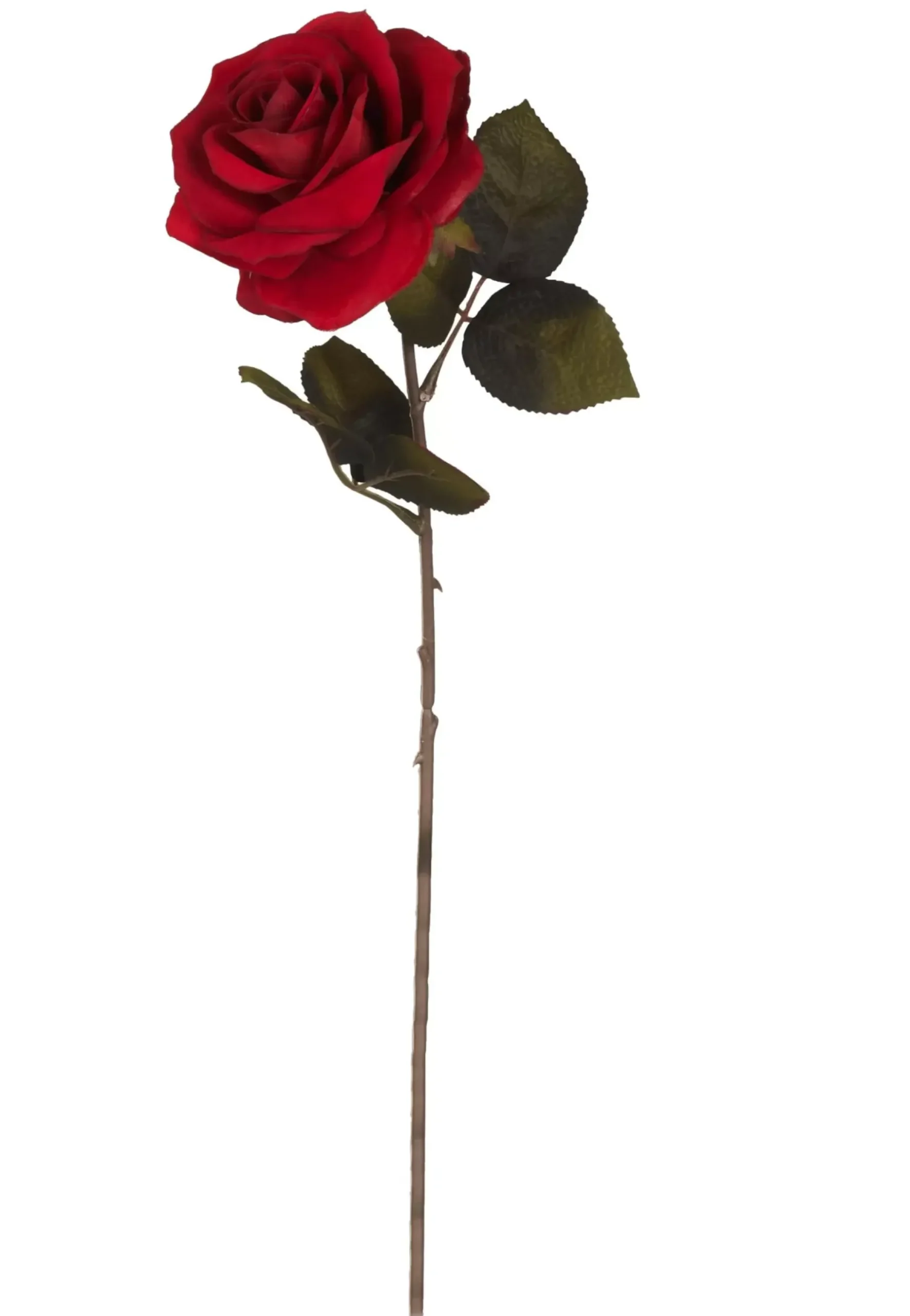 CASA Velvet Flor Artificial Rojo