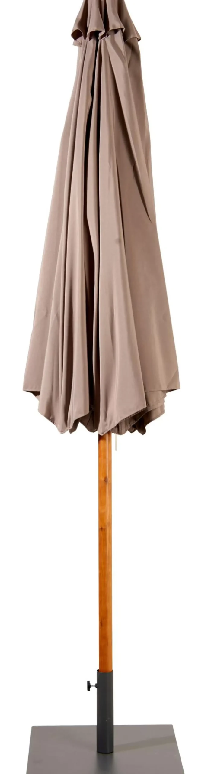 CASA Wood Parasol Sin Pie Taupe