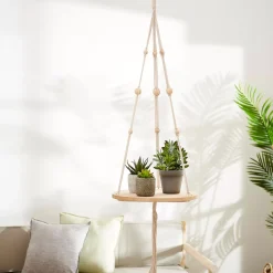 CASA Woody Mesa Para Plantas Pendiente Natural