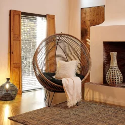 CASA Zalou Lampara De Mesa Negro